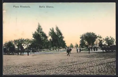 AK Bahia Blanca, Plaza Rivadavia