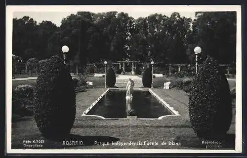 AK Rosario, Parque Independencia, Fuente de Diana