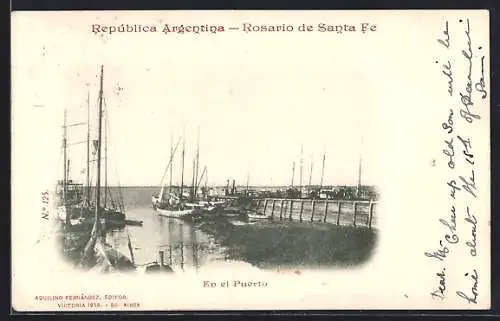 AK Rosario de Santa-Fé, En el Puerto