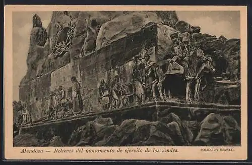 AK Mendoza, Relieves del monumento de ejercito de los Andes