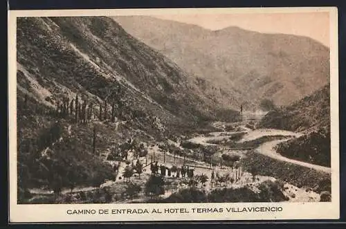 AK Villavicencio, Camino de Entrada al Hotel Termas