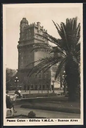 AK Buenos Aires, Paseo Colon & Edificio Y. M. C. A.