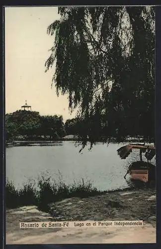 AK Rosario de Santa-Fé, Lago en el Parque Independencia