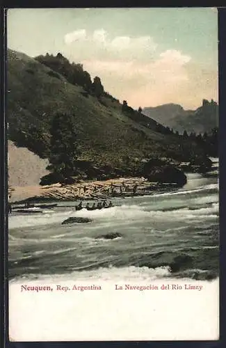 AK Rio Limay /Neuquen, La Navegación del Rio