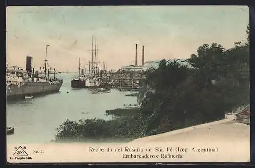 AK Rosario de Santa Fé, Embarcaderos Refineria