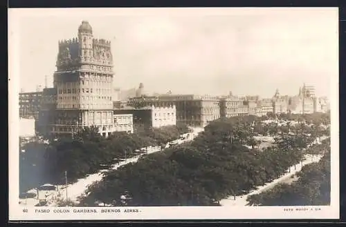 AK Buenos Aires, Paseo Colon Gardens