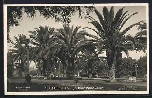 AK Buenos-Aires, Jardines Plaza Colon