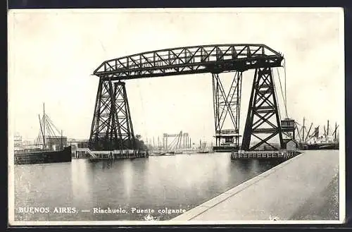 AK Buenos-Aires, Riachuelo, Puente Colgante