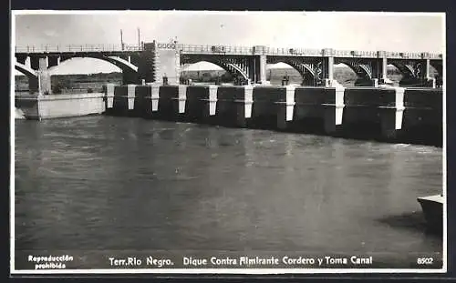 AK Terr. Rio Negro, Dique contra Almirante Cordero y Toma Canal