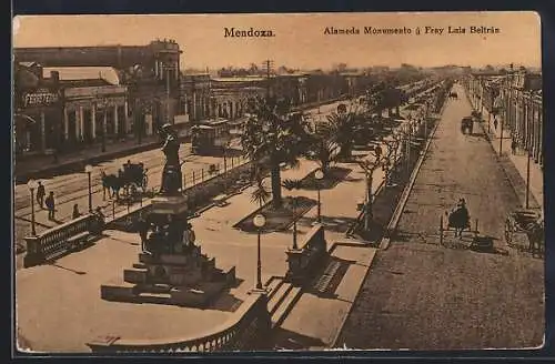 AK Mendoza, Alameda Monumento a Fray Luis Beltrán