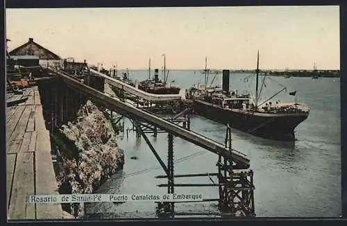 AK Rosario de Santa-Fe, Puerto Canaletas de Embarque