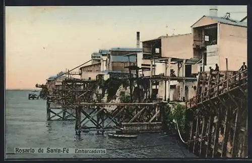 AK Rosario de Santa-Fé, Embarcaderos