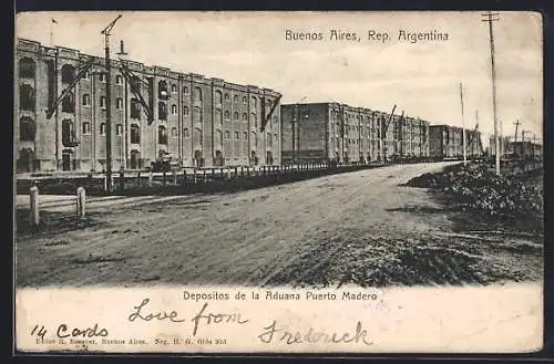 AK Buenos Aires, Depositos de la Aduana Puerto Madero