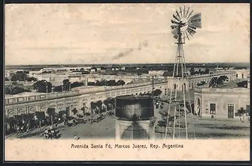 AK Marcos Juarez, Avenida Santa Fé