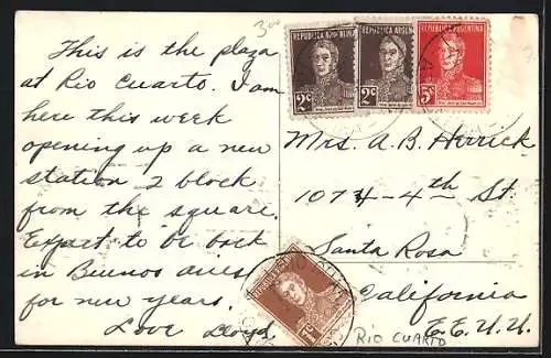 AK Rio Cuarto, Blick in den Ort