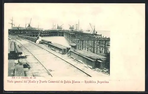AK Bahia Blanca, Vista general del Muelle y Puerto Commercial