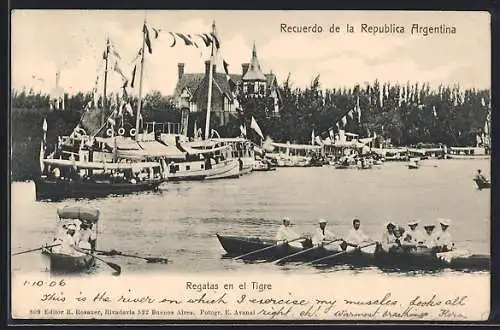 AK Tigre, Regatas en el Tigre