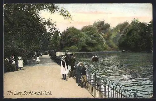 AK London, Southwark Park, The Lake