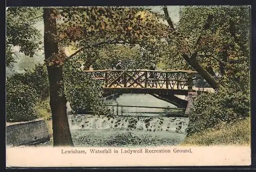 AK Lewisham, Waterfall in Ladywell Recreation Ground