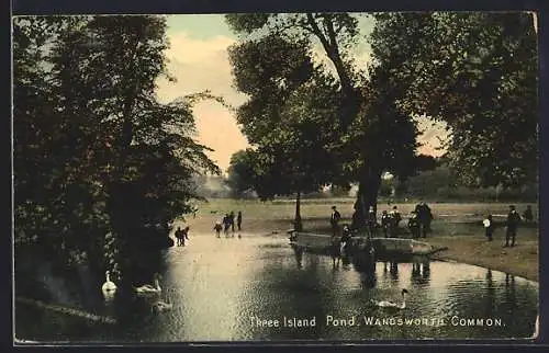AK Wandsworth Common, Theree Island Pond