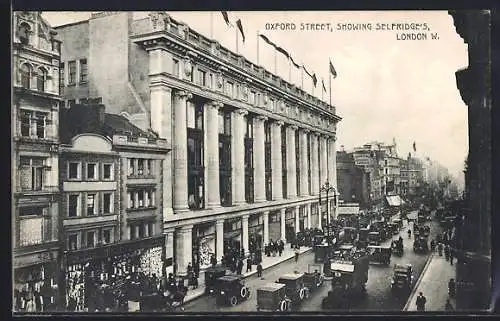 AK London, Oxford Street, showing Selfridge`s