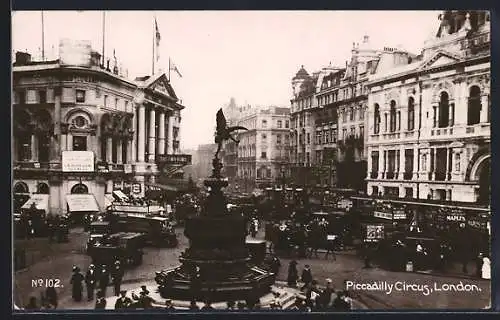 AK London, Piccadilly Circus