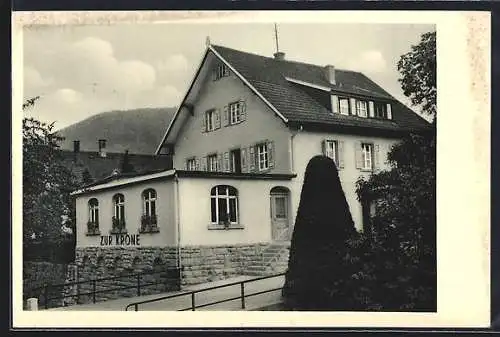 AK Neuweier bei Baden-Baden, Hotel Zur Krone, Inh. H. Velten