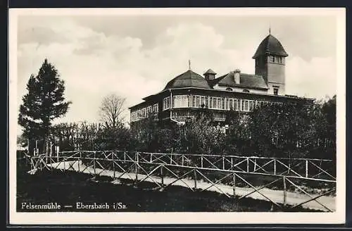 AK Ebersbach i. Sa., Restaurant Felsenmühle