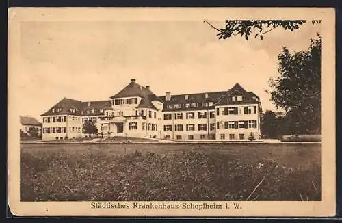 AK Schopfheim i. W., Städtisches Krankenhaus