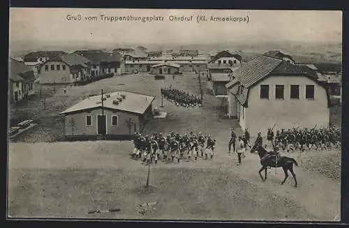 AK Ohrdruf, Truppenübungsplatz, XI. Armeekorps