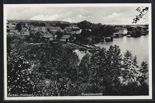 AK Zechlin /Flecken, Blick auf den Ort