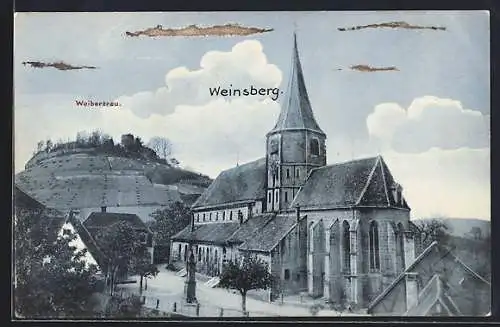 AK Weinsberg, Kirche mit Weibertreu