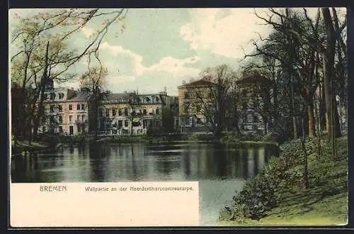 AK Bremen, Wallpartie an der Heerdenthorscontrescarpe