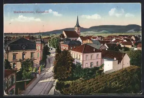 AK Maikammer /Rheinpfalz, Ortsansicht mit Kirche