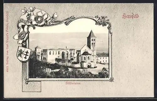 AK Bad Hersfeld, Ansicht von der Stiftsruine