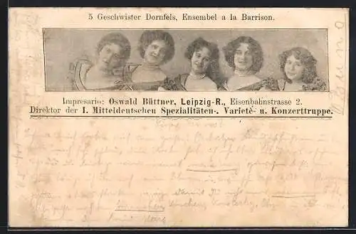 AK Leipzig, Geschwister Dornfels, Ensembel a la Barrison