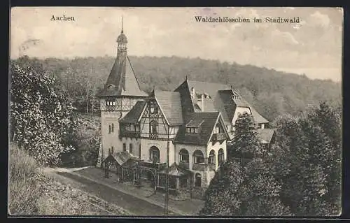 AK Aachen, Hotel-Restaurant Waldschlösschen im Stadtwald