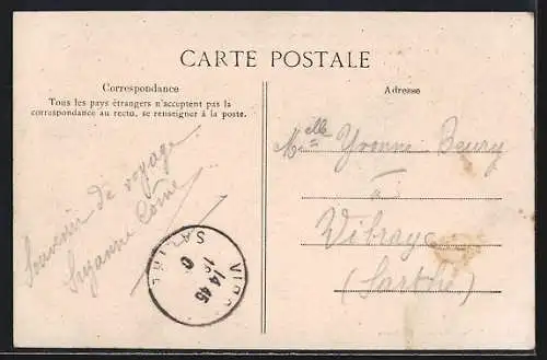 AK Bordeaux, Exposition Maritime Internationale 1907, Palais des Colonies, Monument des Girondins