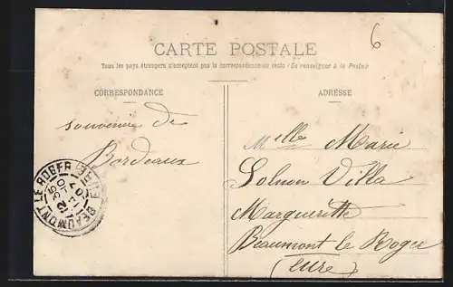 AK Bordeaux, Exposition Maritime, Le Grand Palais