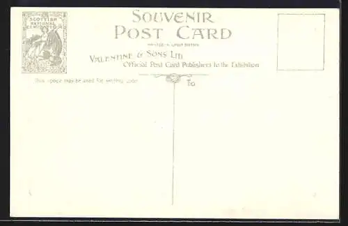 AK Edinburgh, Scottish National Exhibition 1908, Music and Conference Hall