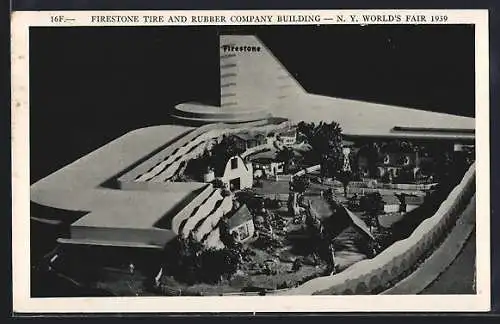 AK New York City, NY, World`s Fair 1939, Firestone Tire and Rubber Conpany Building