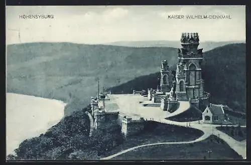 AK Hohensyburg, Blick auf das Kaiser Wilhelm-Denkmal