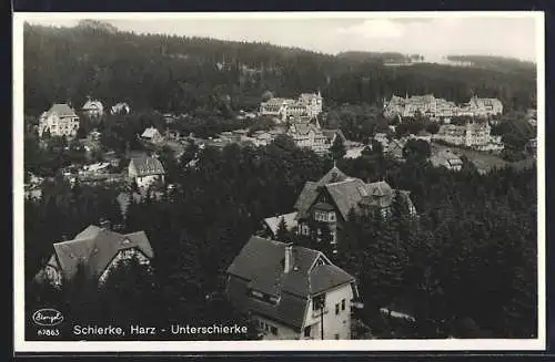 AK Schierke /Harz, Unterschierke im Wald