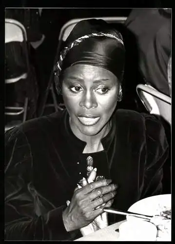 Fotografie John Whitman, London, US-amerikanische Schauspielerin Cicely Tyson