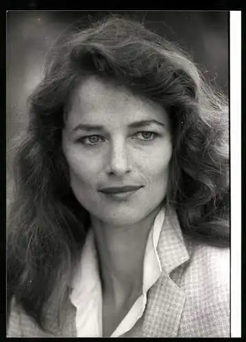 Fotografie Kip Rano, britische Schauspielerin Charlotte Rampling