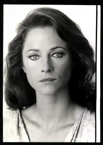 Fotografie David Steen, London, hübsche junge britische Schauspielerin Charlotte Rampling