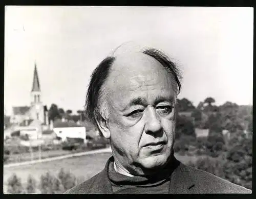 Fotografie Manuel Bidermanas, London, Eugene Ionesco, französisch-rumänischer Autor, Grossformat 25 x 19cm