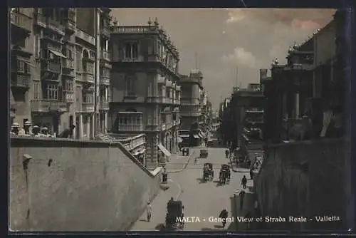 AK Valletta, General View of Strada Reale