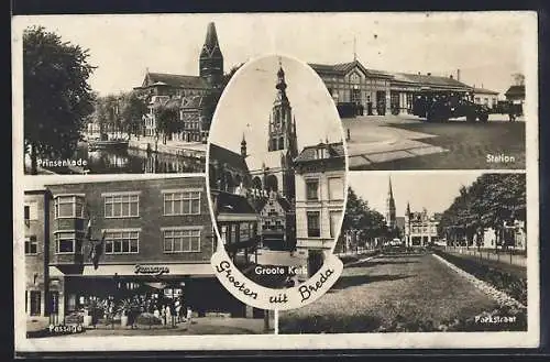 AK Breda, Groote Ker, Prinsenkade, Passage