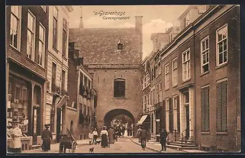 AK `s-Gravenhage, Gevangenpoort